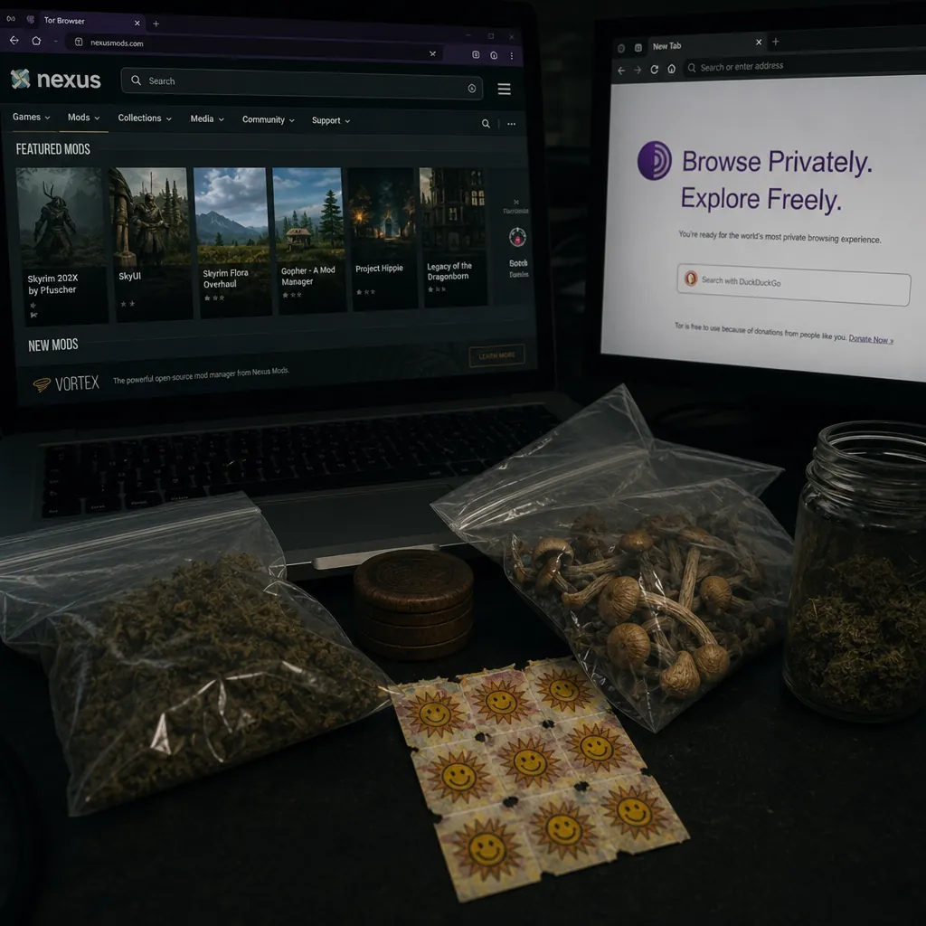 Darknet links interface preview