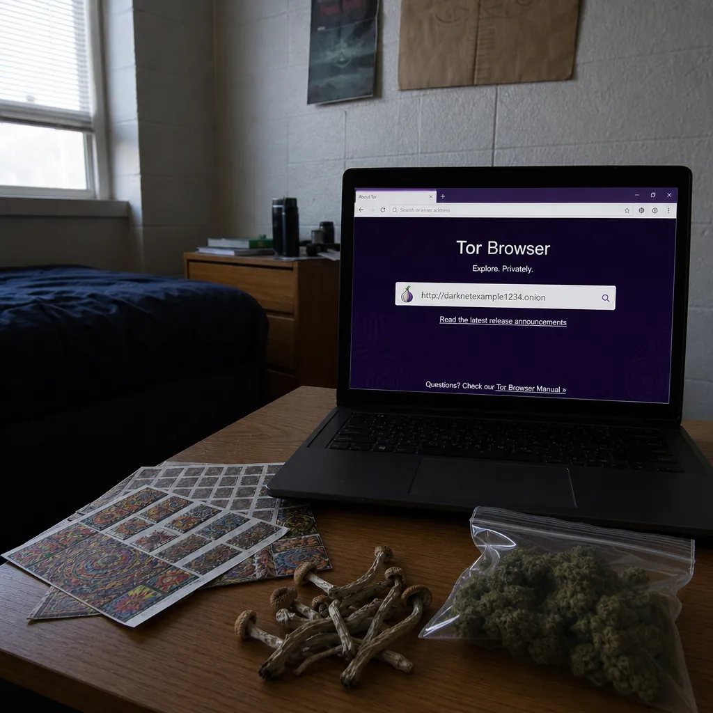 Darknet marketplace interface preview