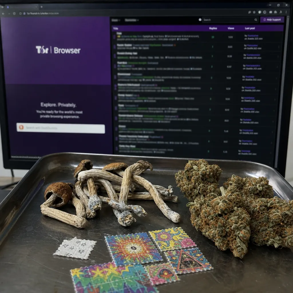 Darknet websites interface preview