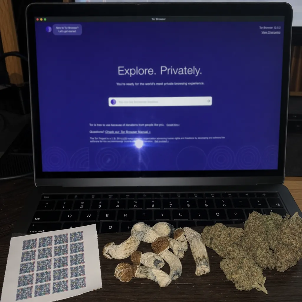 Onion dark website interface preview